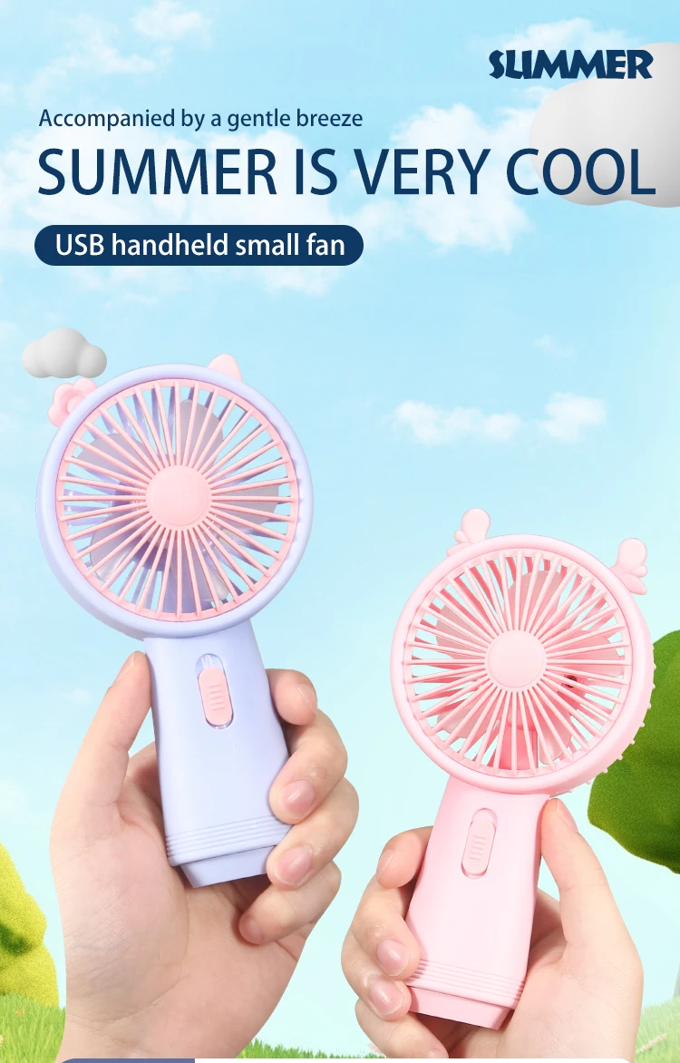 Usb Portable Mini Fan Rechargeable Fan Handheld Fan