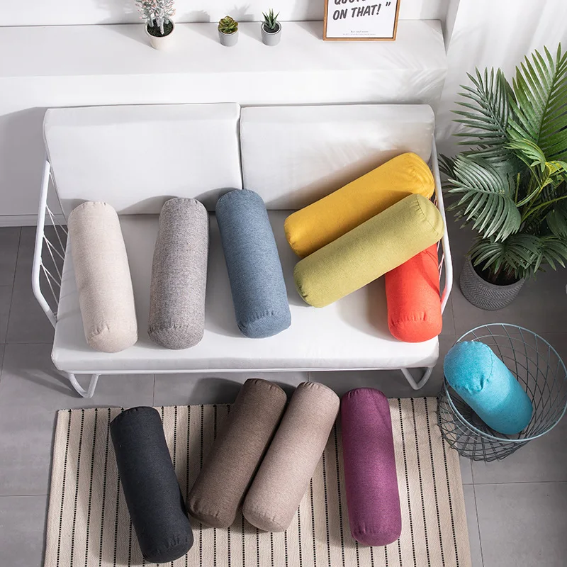 Aoyatex China Direct Factory Customized Roll Removable Bolster Cylindrical Washable Resting Tube Pillow Cushion