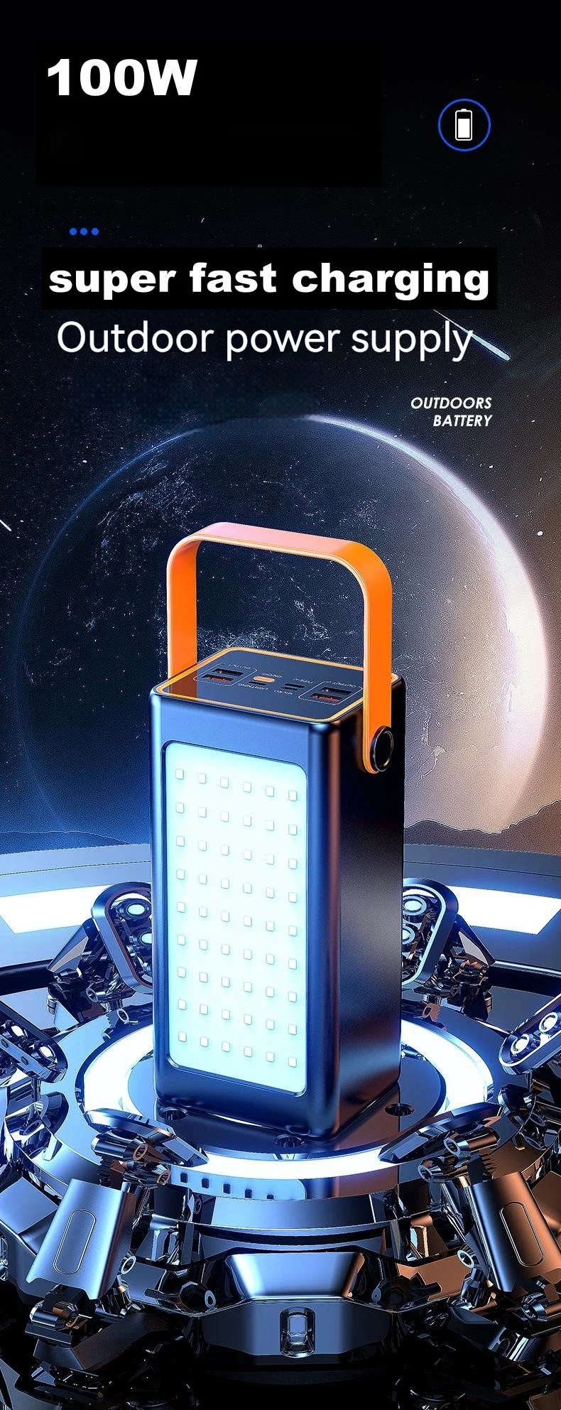 New Design Ready To Ship Power Bank 90000mah Four Usb Power Banks