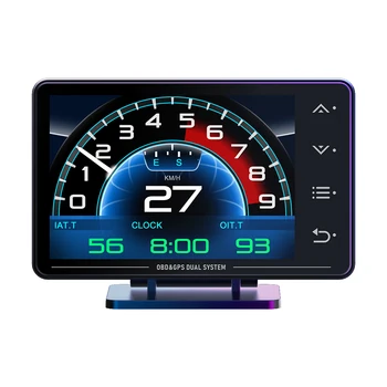 New OBD2 gauge display XS GPS speedometer hud multifunction digital head up display