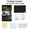 Black 180°2Way Privacy Filter With Package