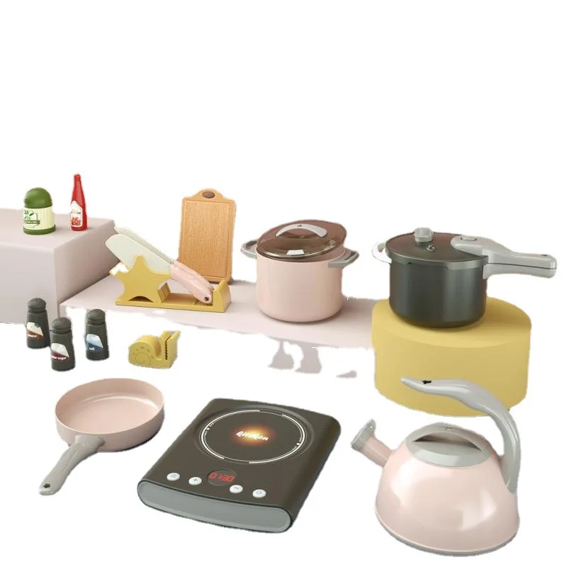 Детский кухонный игровой домик набор игрушек имитация кухни детское приготовление пищи интересное хранение игровая