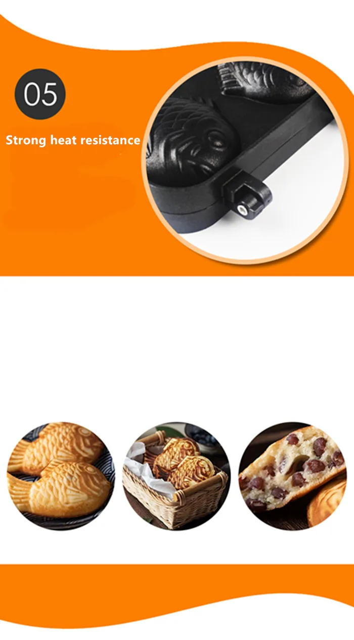 
Китайская фабрика, сковорода, чугунная жаропрочная посуда, вафельная чугунная сковорода типа рыбы 