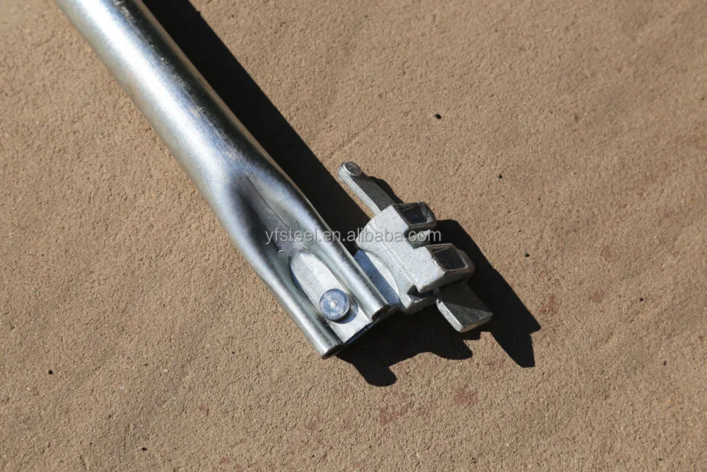 EN 12810 Types of Ringlock Scaffold Galvanized  Ringlock  Scaffoldings System for Construction