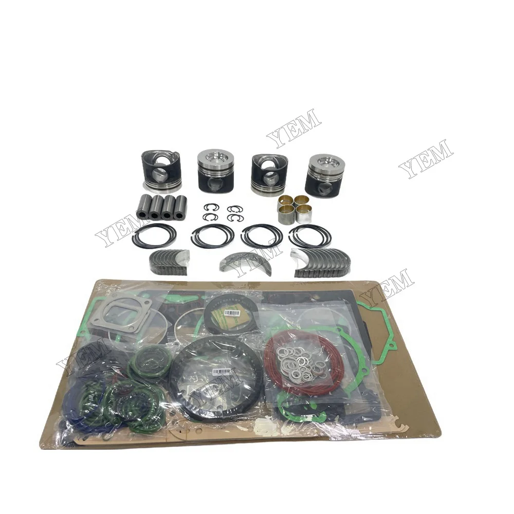 For Deutz BF4M2012 Overhaul Kit With Piston Rings Full Gasket Set Bearings Standard Size Engine Parts 5