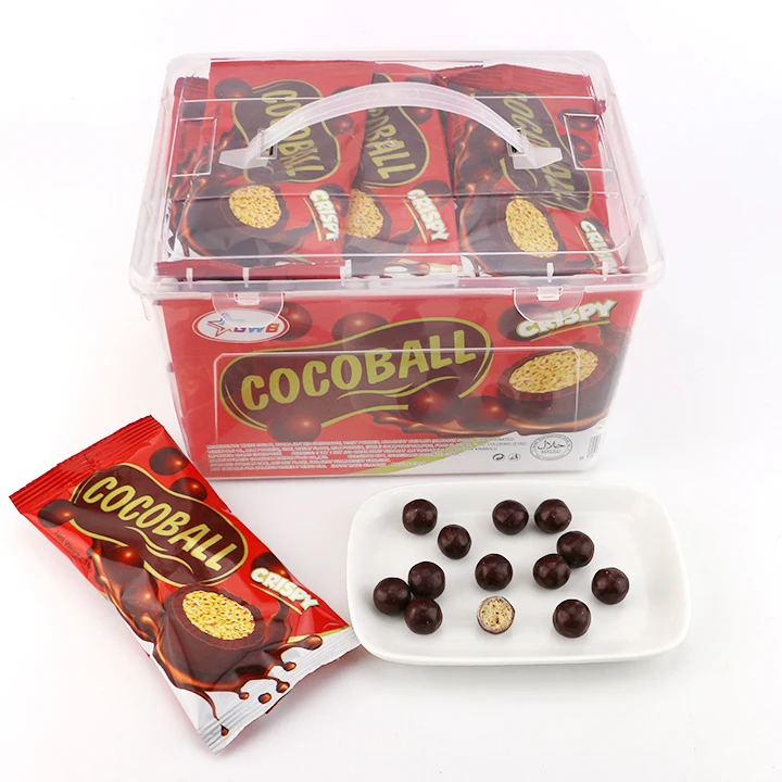 Crisp chocolates ball