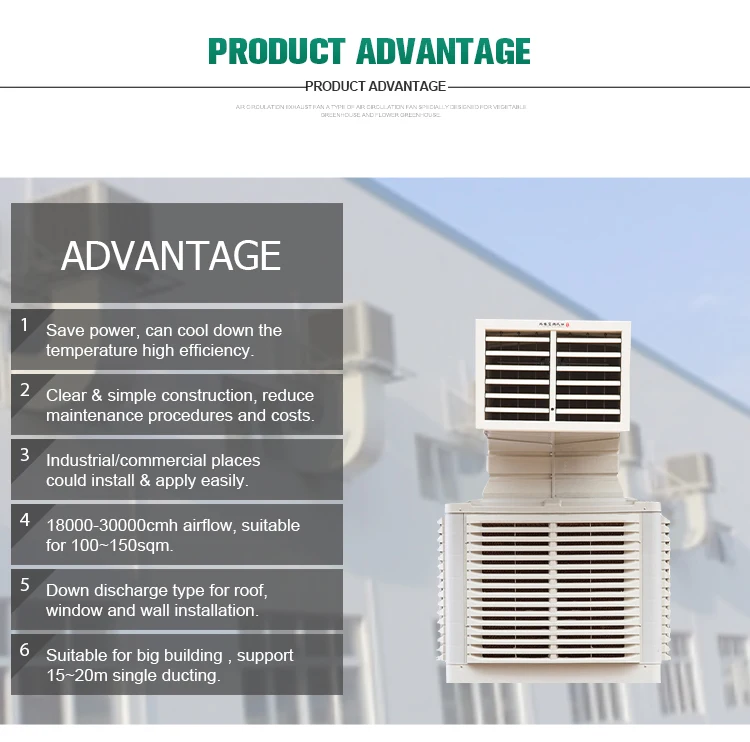 Evaporative Air Cooler, 18000m3/h, 18000m³, 1100w - detail 14