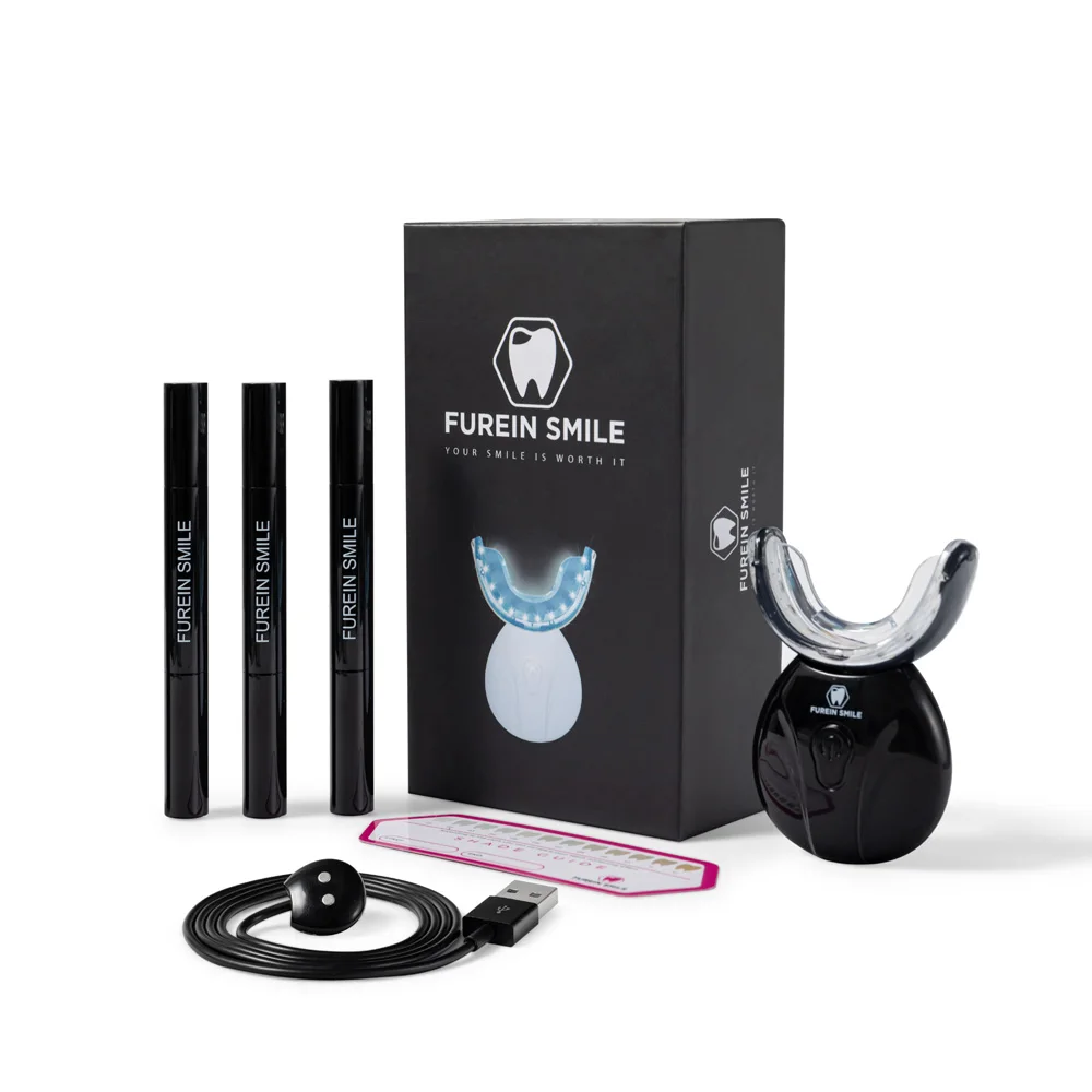 Eu Teeth Whitening Take Home Kit Client Whiten Tooth Wireless Led Blue Light Teeth Whitening Kit