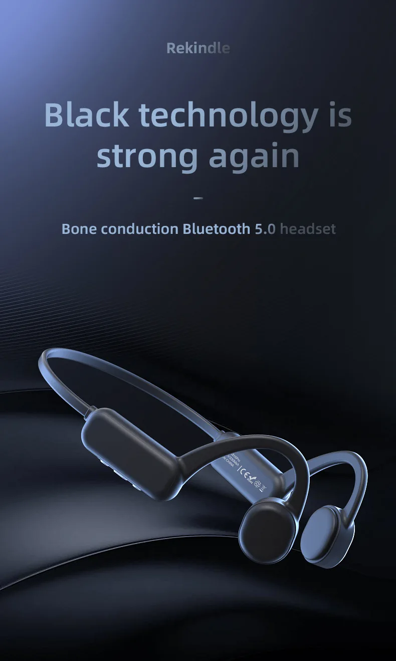 Waterproof Ipx8 Swimming Bone Conduction Headphones With 32g Memory ...