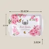 ถาดเมลามีน Crown Rose ขนาดกลาง
