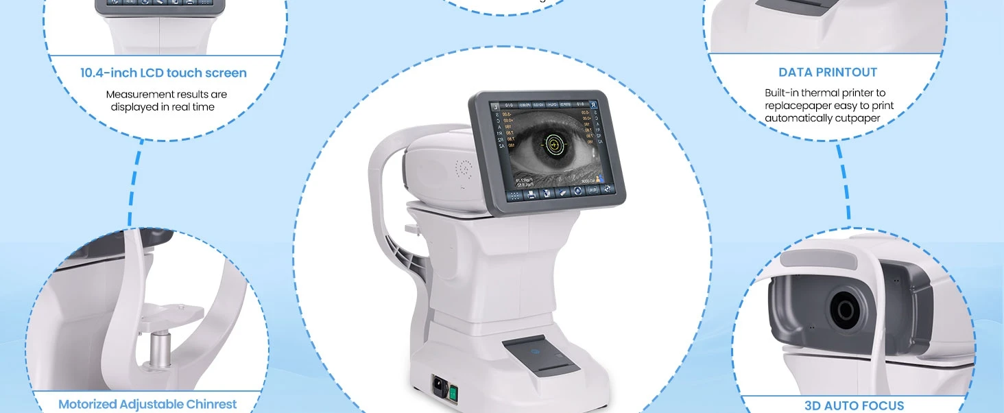 Rightway Optical Comprehensive Optometry Auto Ref-keratometer Ark-1 Keratometer High Precision 3D Tracking Optical Equipment Autoref