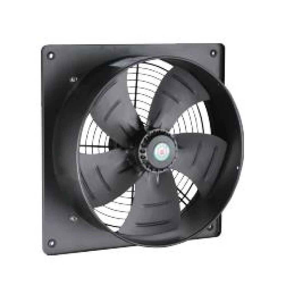 High quality Low Noise Extractor Silent Electric Greenhouse Square Ventilation with LED Light Wall Mounted Exhaust Fan