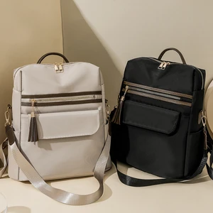 Factory New Nylon Women's Backpack 2026 Hot Sale Korean Fashion High-capacity Travel Backpack Casual School Bag