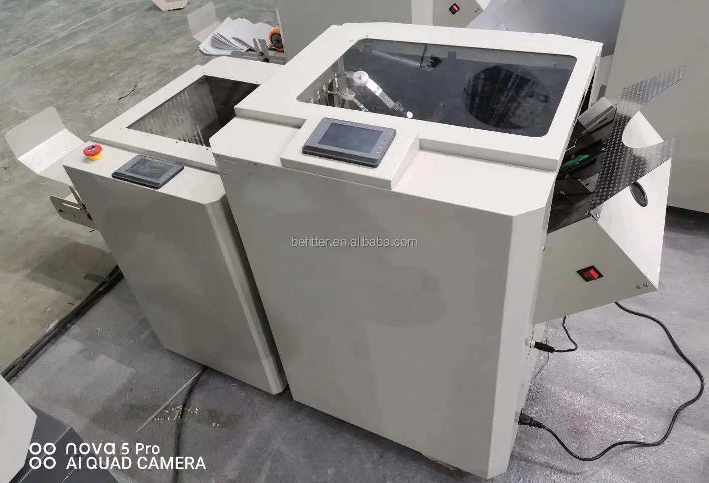 Automatic A3  Paper Staple and Folding Machine   Paper Processing Machinery