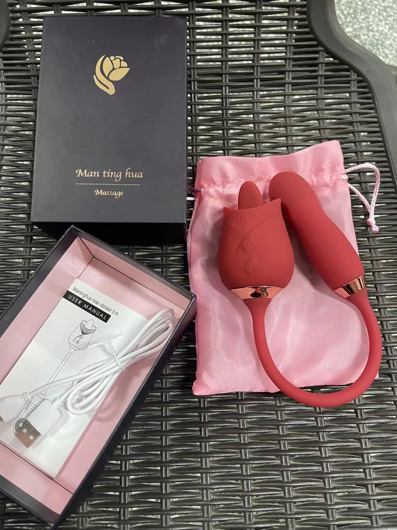 Rose Vibrator Dildo