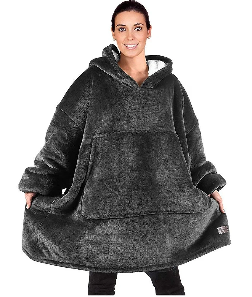 Ready To Ship Polyester Over Sized Wearable Sherpa Hoodie Blanket Sleeves Comfortable Hooded Sweatshirt Blanket Buy Huggle Hoodie Sweatshirt Blanket Hooded Sweatshirt Blanket Product On Alibaba Com