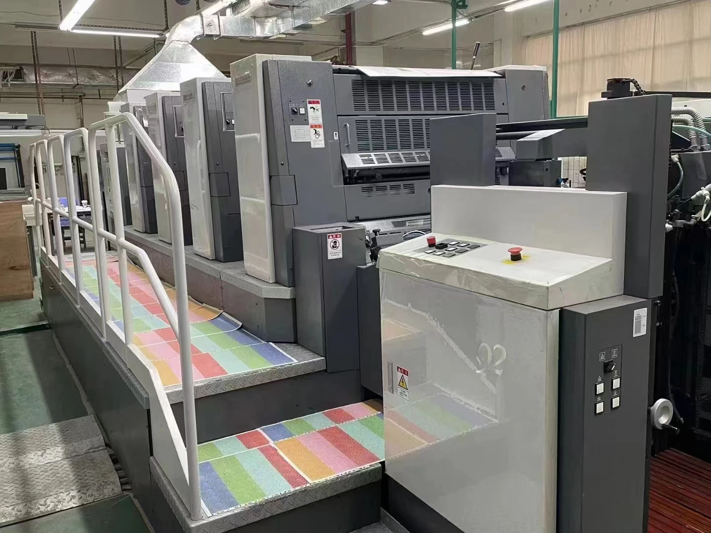 Used Komori 426 Four Colour Printing Machine 1994 Year Offset Printing Press with 380V and 17610kg Weight