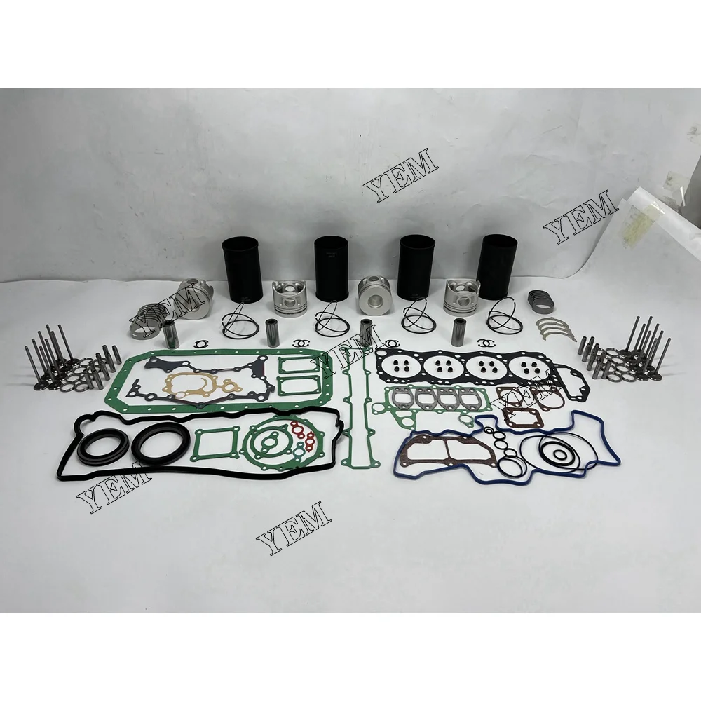China Supplier Overhaul Repair Kit With Valves Engine Bearings Cylinder Liner Piston Rings Full Gasket Kit For Hino S05D