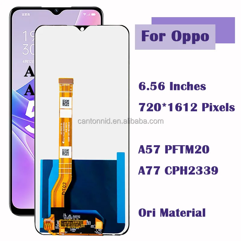 Écran LCD Complet + Vitre Tactile Pour Oppo A57 5G / A77 5G - Neuf Sous Emballage