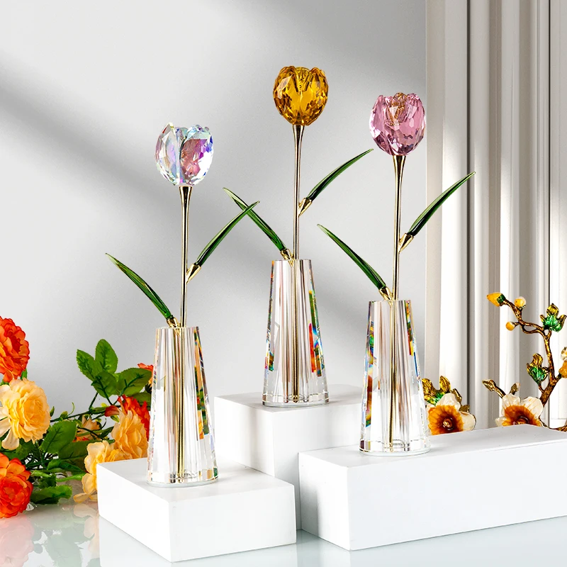 زينة منزلية على شكل زنبق، هدايا للعام الجديد وعيد الحب وأعياد الميلاد