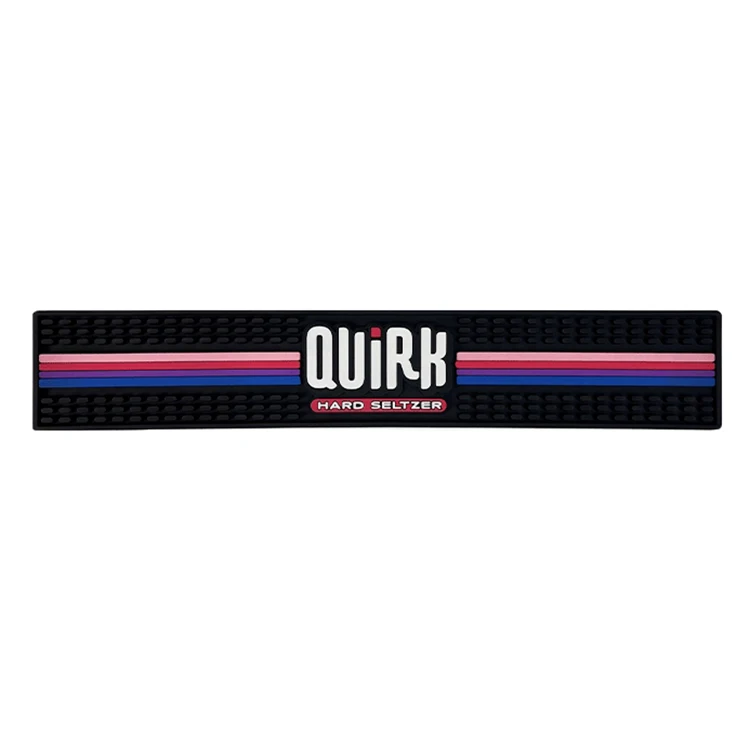 Factory Supply Anti-Slip OEM PVC Rubber Classic Bar Mats Personalized  Beverage Bar Counter Mat
