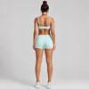 Bra+Shorts - Light blue