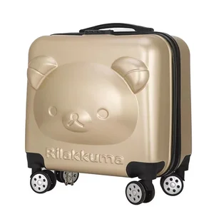 Portable Luggage Boarding Case 18 Inch Children's Trolley Case Universal Wheel Cartoon Little Yellow Duck