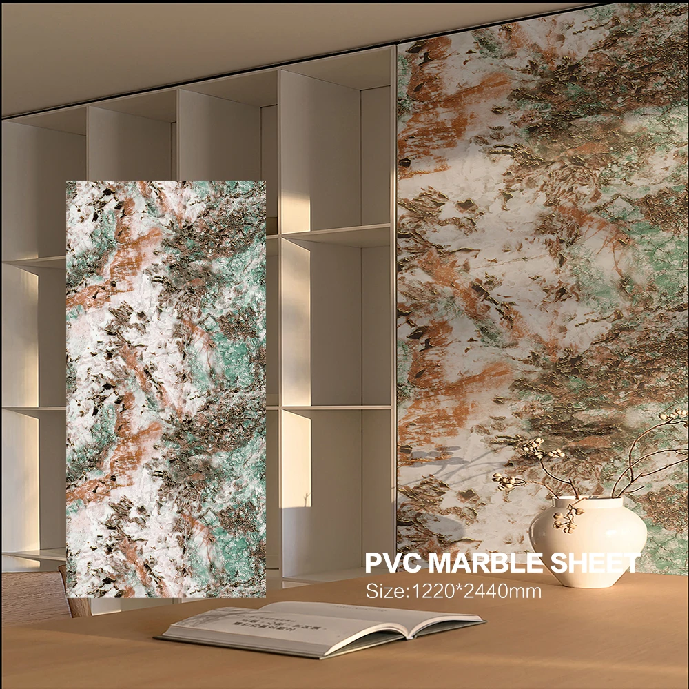 High Toughness Easy Fabricate Custom Size Polyvinyl Chloride UV Wall Panel Interior Decorative Panels