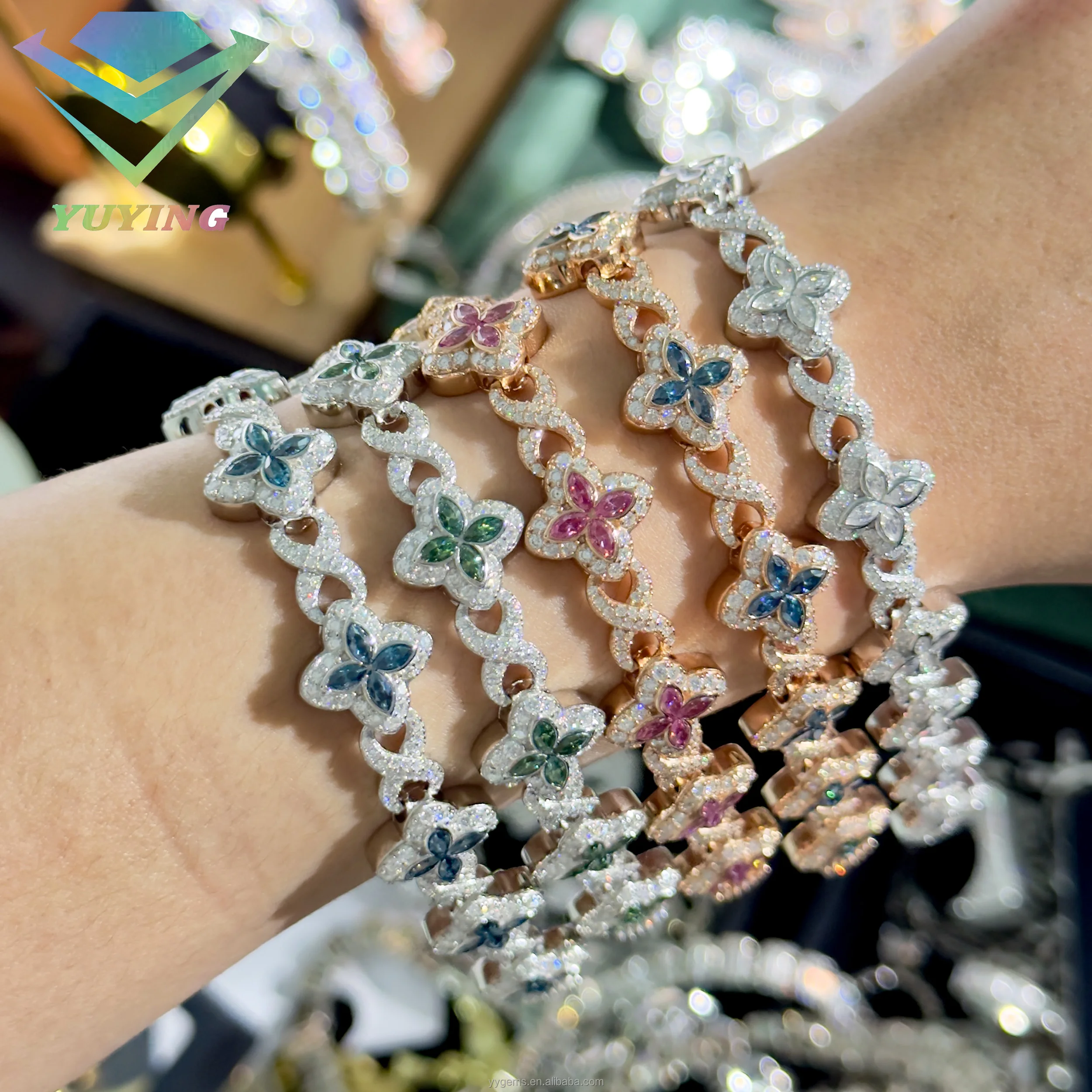 Infinity Link Clover Bracelet - S925 Sterling Silver