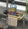 Single rack with towel bar--Black&gold