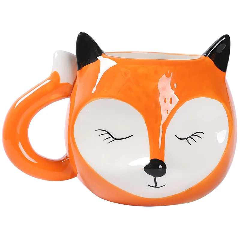 350ml Creative Animal Ceramic Mug Fox Swan Whale 3d Cartoon Coffee Mugs  With Handle Personalized Office Cup - Buy Mugs,Home & Garden,Cheap Mugs  Product on 