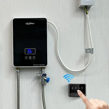 Source 3.5kW 5.5kW China supplier factory instant electric shower hot  tankless water heater for shower bathroom on m.alibaba.com