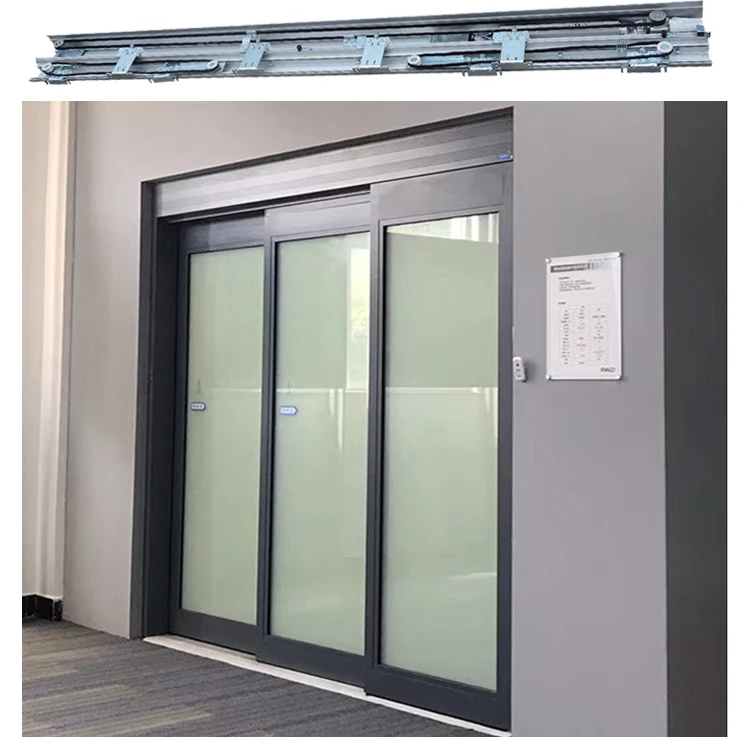 PAD Automatic Sliding Door Operator Overlapping Sliding Door System Telescopic Door Operators