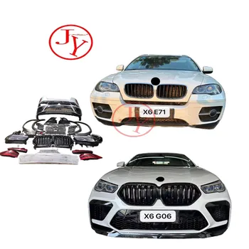 Hot selling product suitable for BMW X6E71 upgrade X6G06 front and rear bumper LED headlights 2008-2023 grille mesh