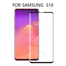 Новое поступление защита экрана из закаленного стекла с изогнутыми краями для модели Samsung