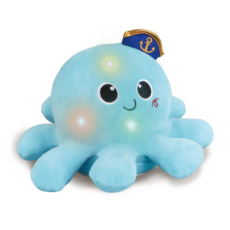 Lumiie Juguete musical para bebés, piano de pulpo reproduce música