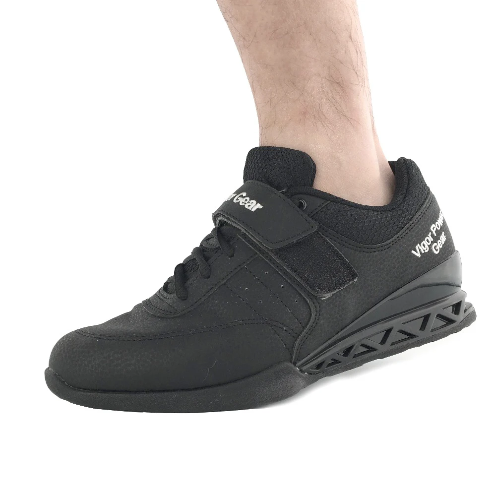 Sepatu Lifting Shoes Crossfit Weightlifting Shoes With Wooden Heel