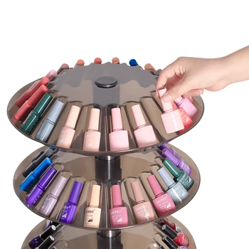 Beauty Salon Professional Nail Polish Organizer Shelf Convenient Rack Nail Polish