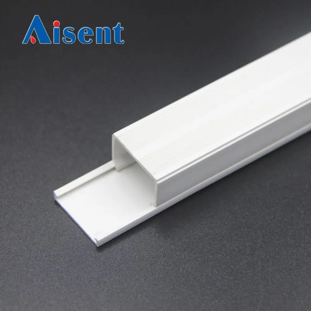PVC Cable Trunking Wiring Ducts Channels Solid Slotted Plastic ROHS Compliant