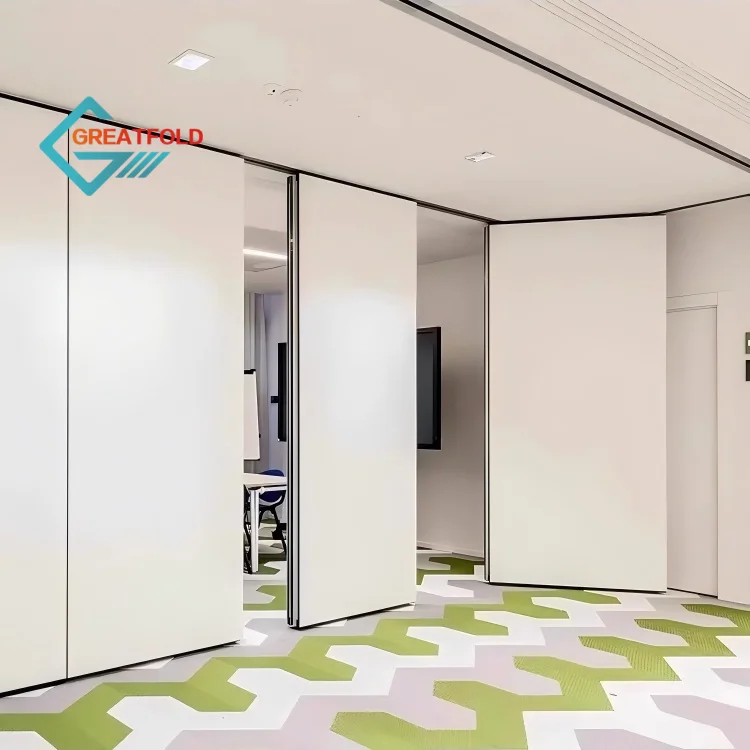Modern Top-Hung Sliding Track Operable Wall Soundproof Movable Panel for Conference Centers Hotels Banquet Halls Conventions