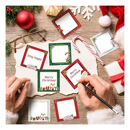 Christmas Gift Custom Kawaii Christmas Sticky Notes Notepad Memo Pad Stationery Sticker