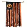 Unlit Pumpkin Tassel Banner