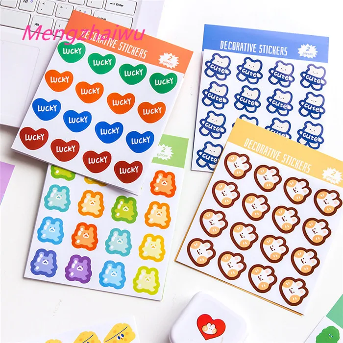 south korea kawaii school supplies advertising gift promotional diary diy decoration small stickers kids cartoon sticker puffy buy advertising gift promotional small stickers sticker puffy product on alibaba com