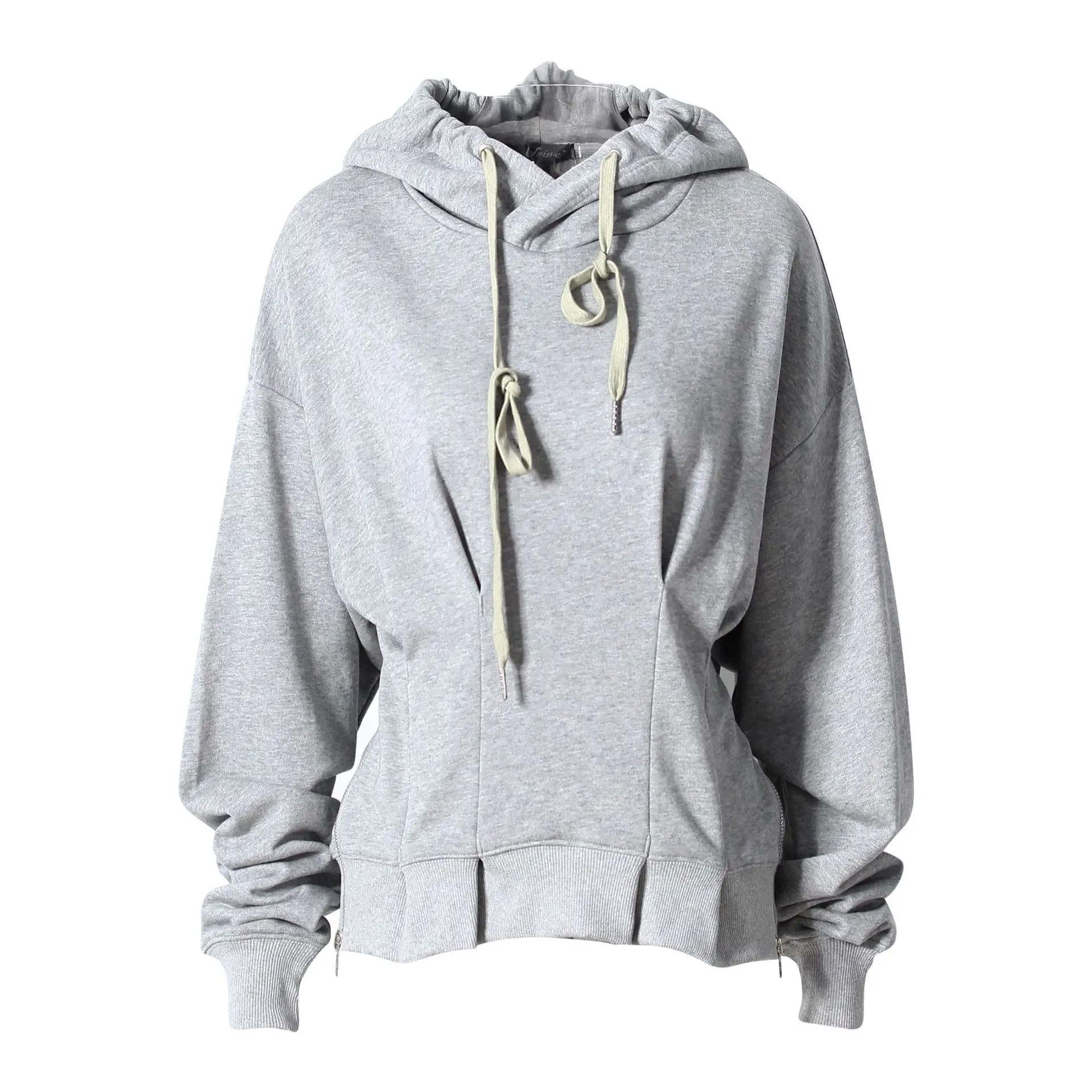 thick drawstring hoodie