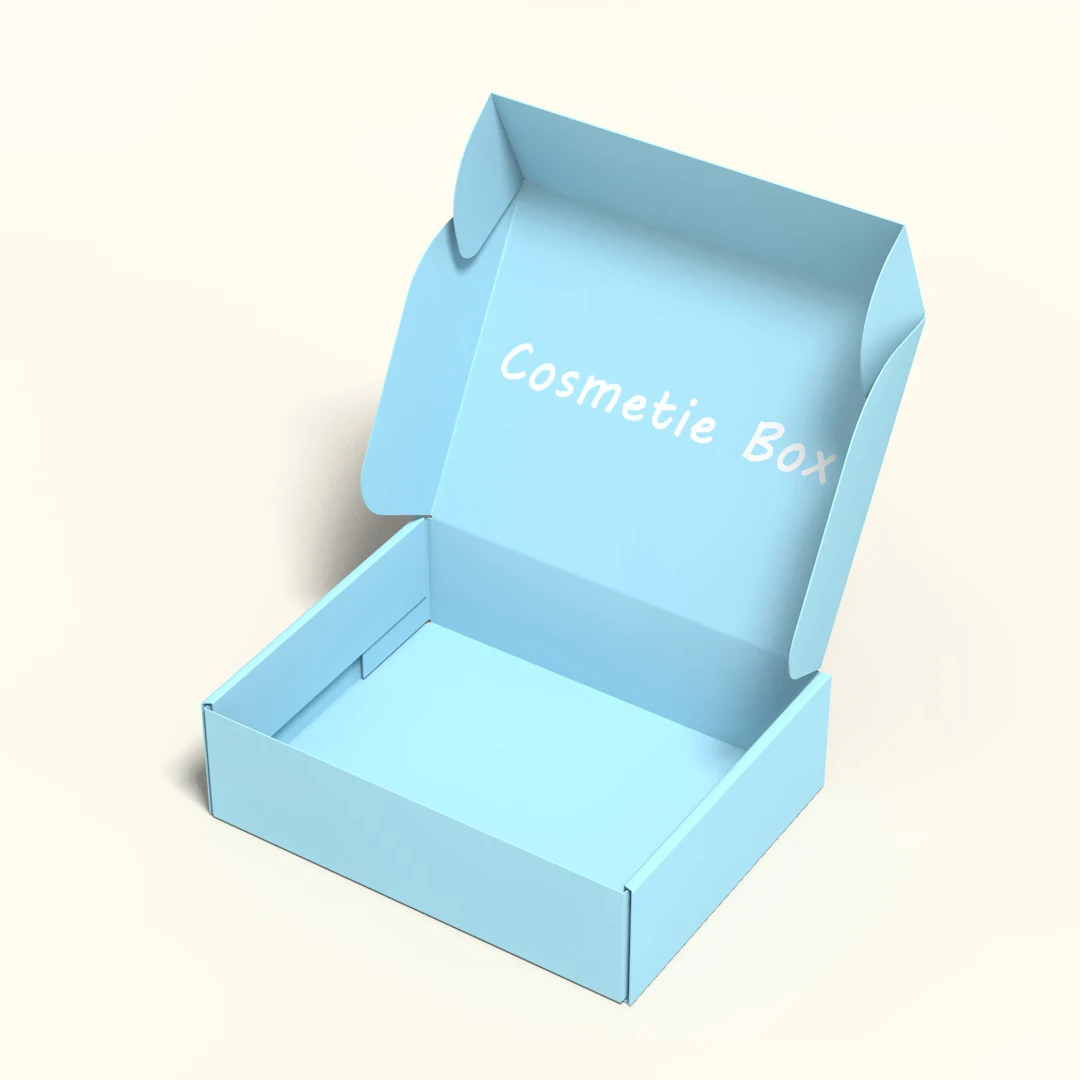 Manufacturer Large Color Printed Cardboard Box Mailing Apparel Box Corrugated Custom 3 D Shipping Boxes With logo Packaging