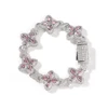 silver with Pink