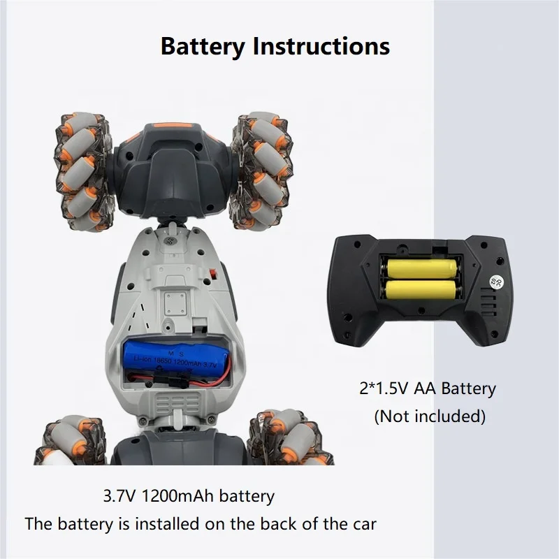 Aijh RC Stunt Spray Car Fun off Road Remote Control Vehicle
