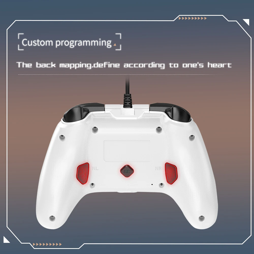 6in1 Wired Joystick Controller For P3/pc360 & Xbox 360 Remote