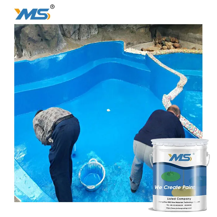 Free Sample Polyurethane Waterproof Liquid Coating Water Resistance PU Swimming Pool Paint for Plastic Usage