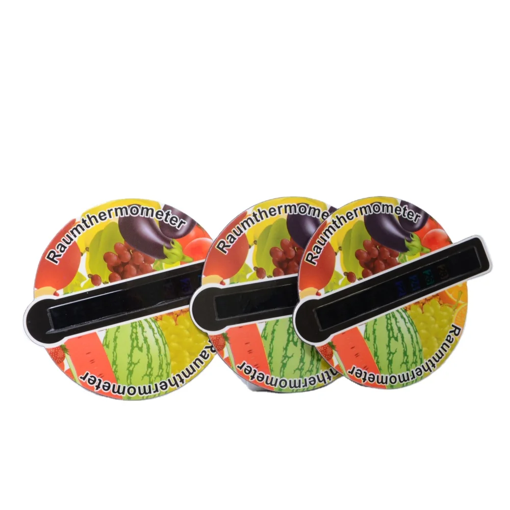 Soft Magnet Refrigerator Card Room Liquid Crystal Thermometer